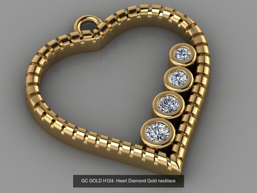 GC GOLD - Diamond gold  3D Model Collection_155