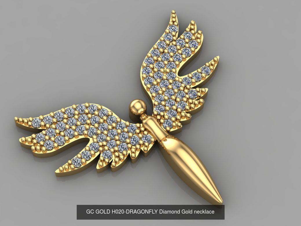 GC GOLD - Diamond gold  3D Model Collection_54