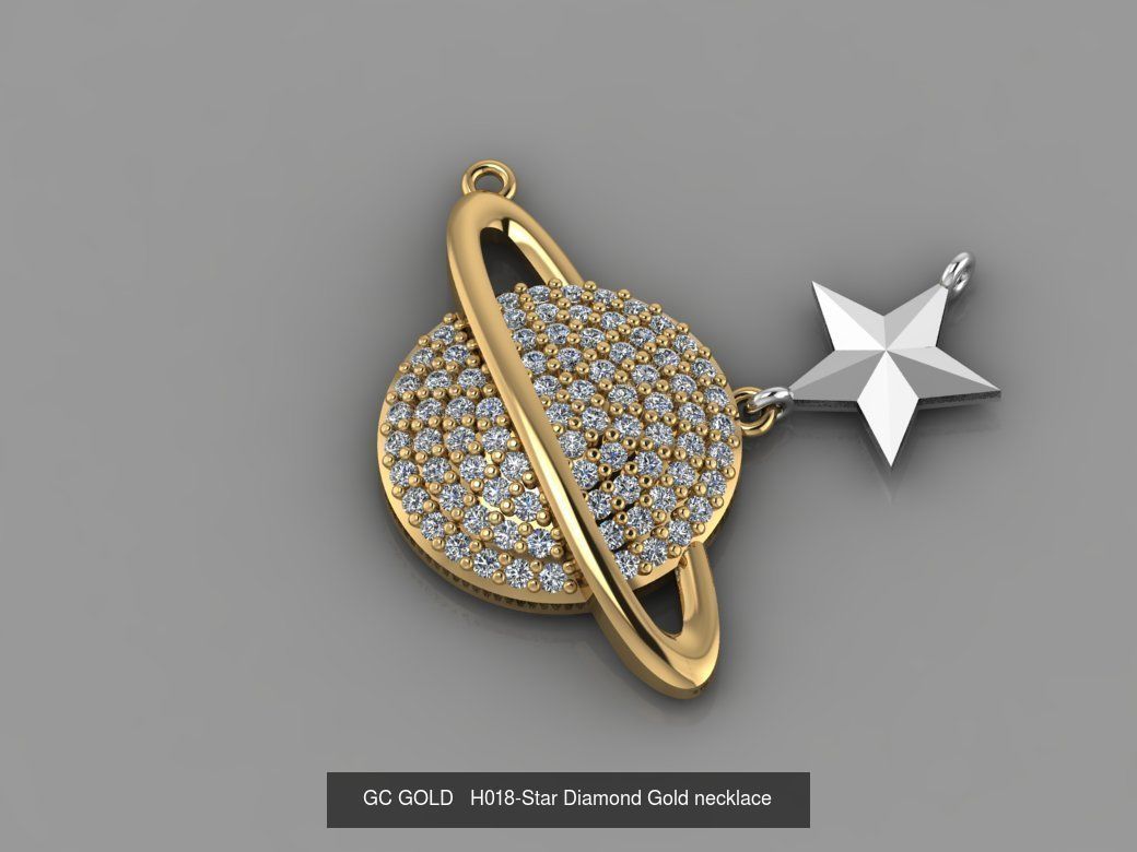 GC GOLD - Diamond gold  3D Model Collection_52