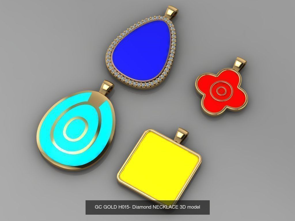 GC GOLD - Diamond gold  3D Model Collection_49