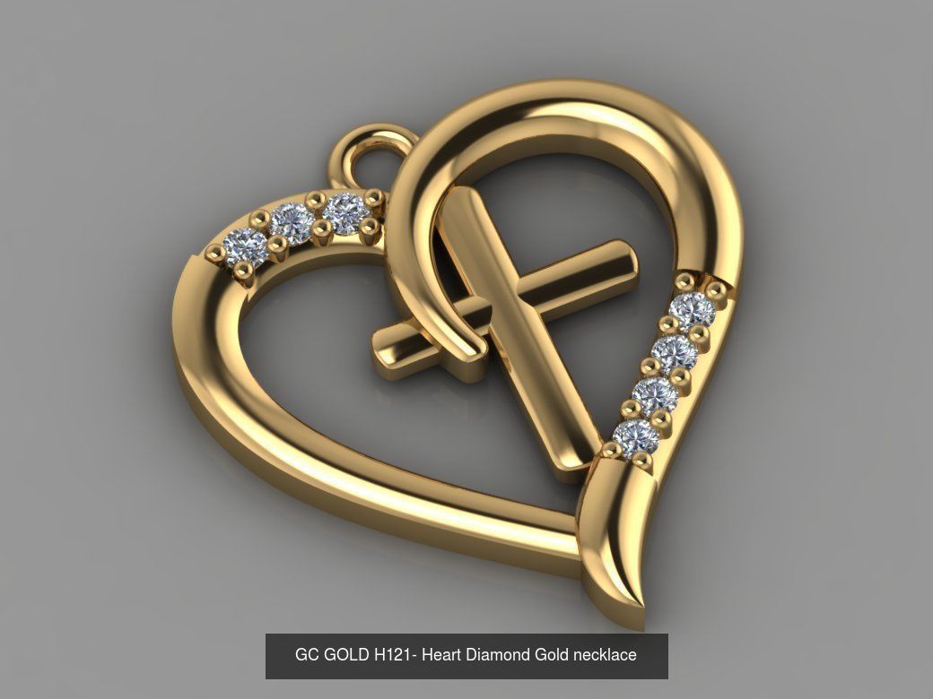 GC GOLD - Diamond gold  3D Model Collection_152
