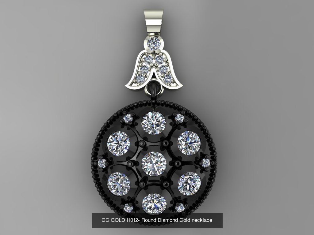 GC GOLD - Diamond gold  3D Model Collection_46