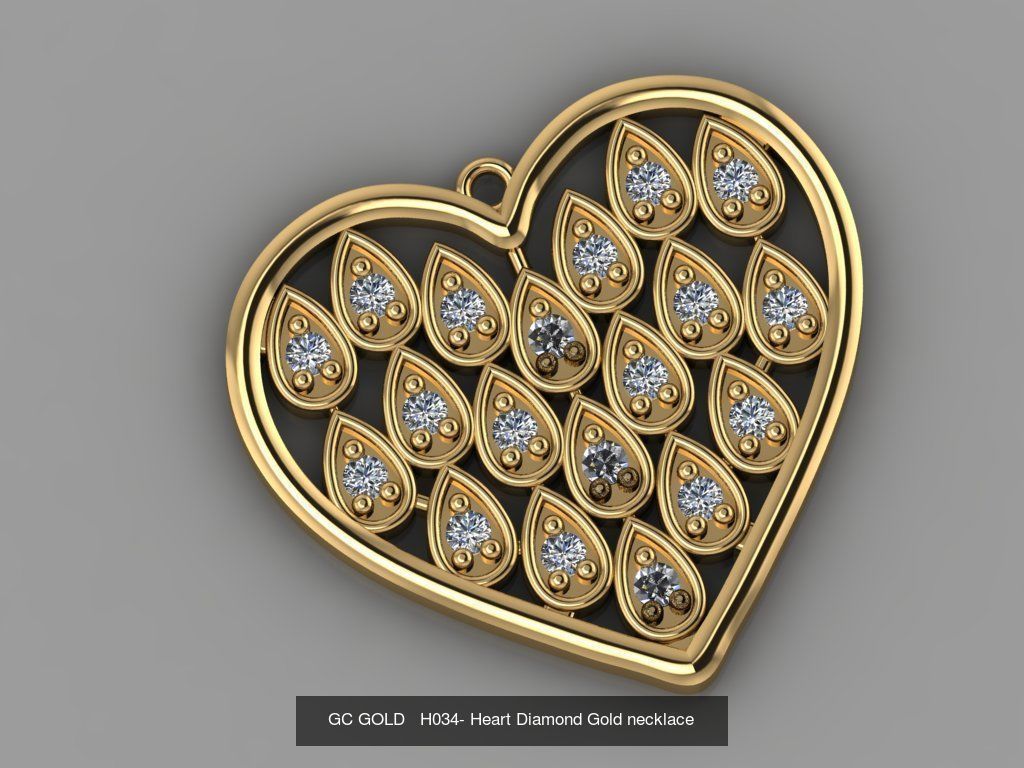 GC GOLD - Diamond gold  3D Model Collection_68
