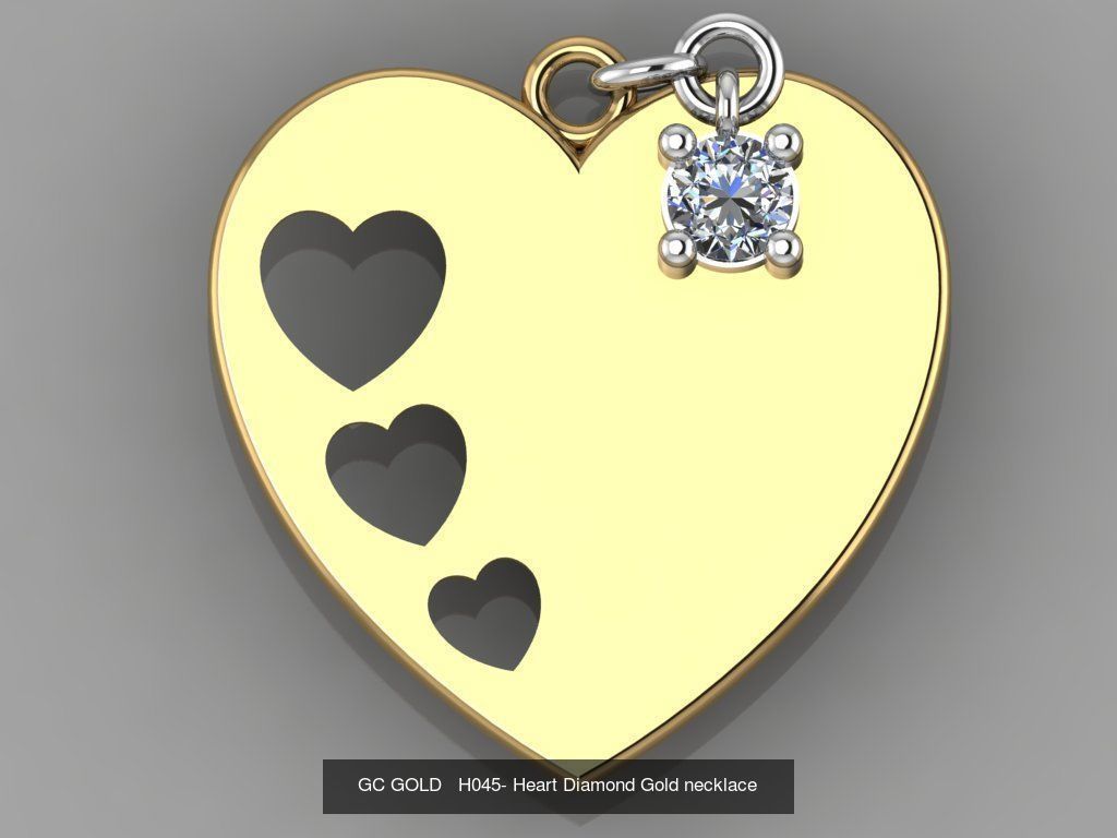 GC GOLD - Diamond gold  3D Model Collection_78