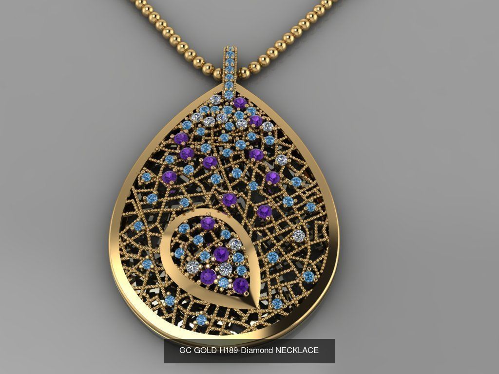 GC GOLD - Diamond gold  3D Model Collection_221