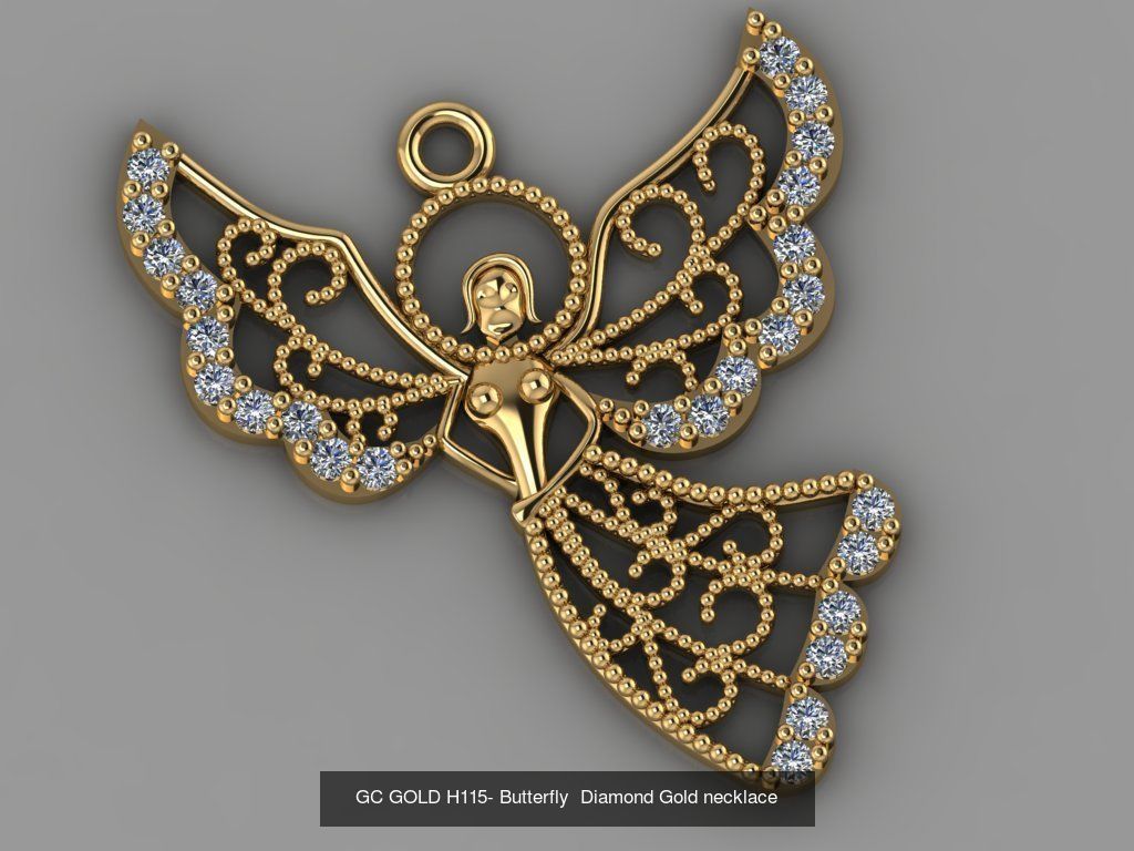 GC GOLD - Diamond gold  3D Model Collection_146