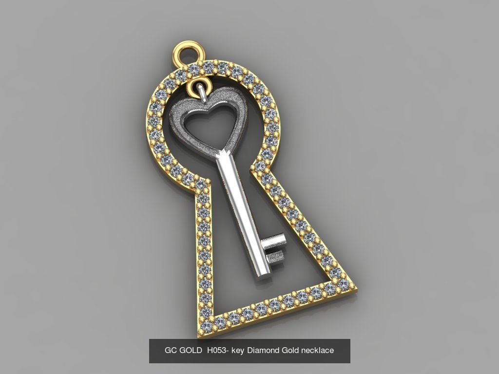 GC GOLD - Diamond gold  3D Model Collection_85