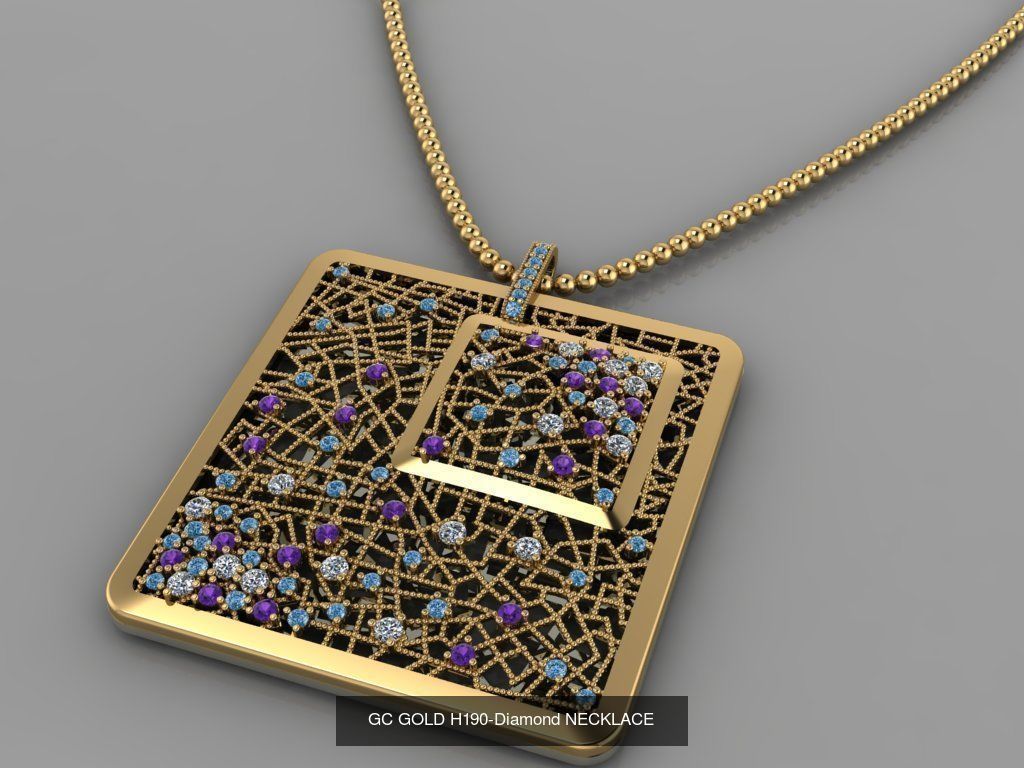 GC GOLD - Diamond gold  3D Model Collection_222