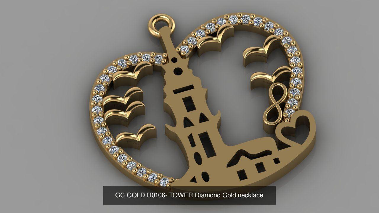 GC GOLD - Diamond gold  3D Model Collection_137
