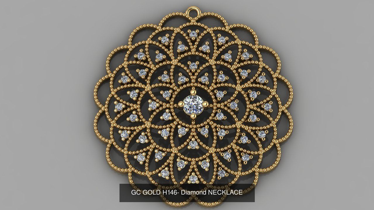 GC GOLD - Diamond gold  3D Model Collection_177