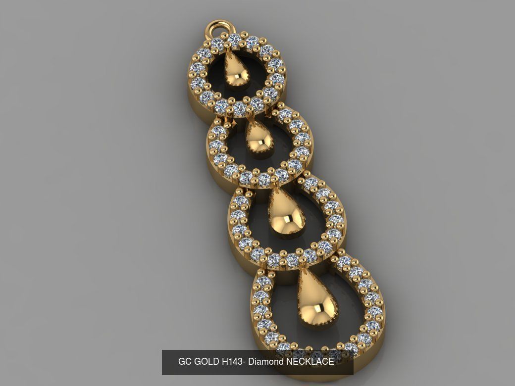 GC GOLD - Diamond gold  3D Model Collection_174