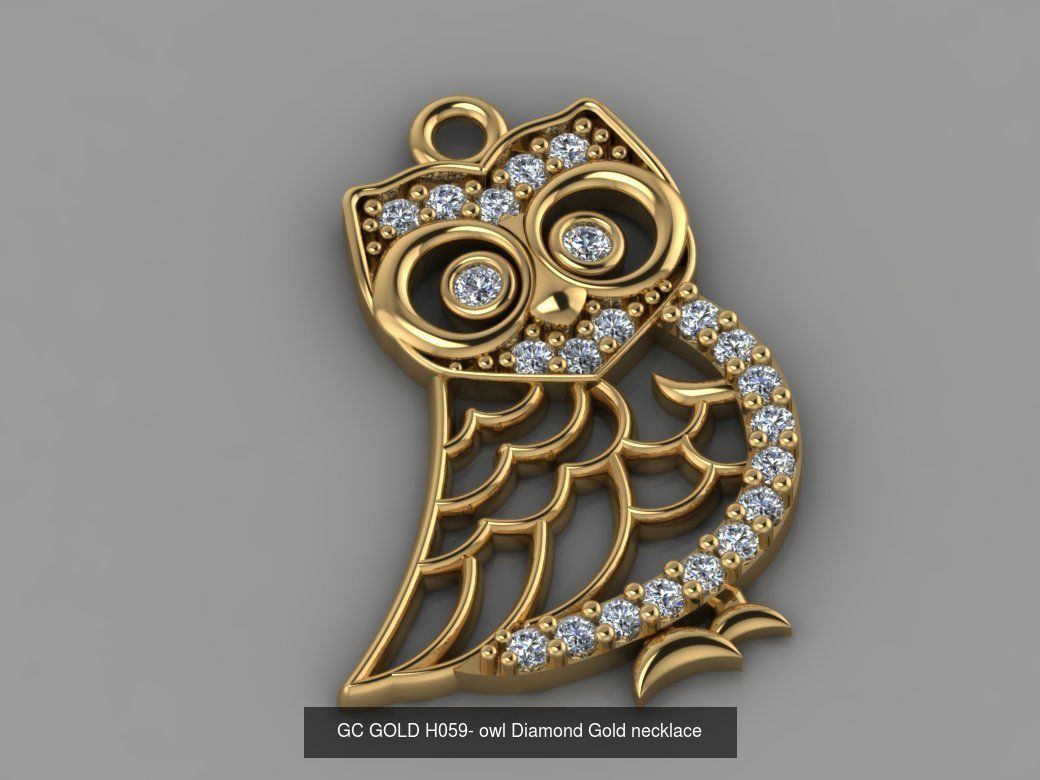 GC GOLD - Diamond gold  3D Model Collection_91