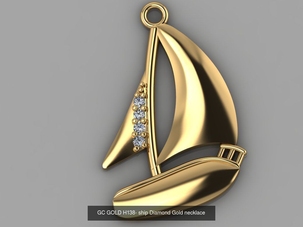GC GOLD - Diamond gold  3D Model Collection_169
