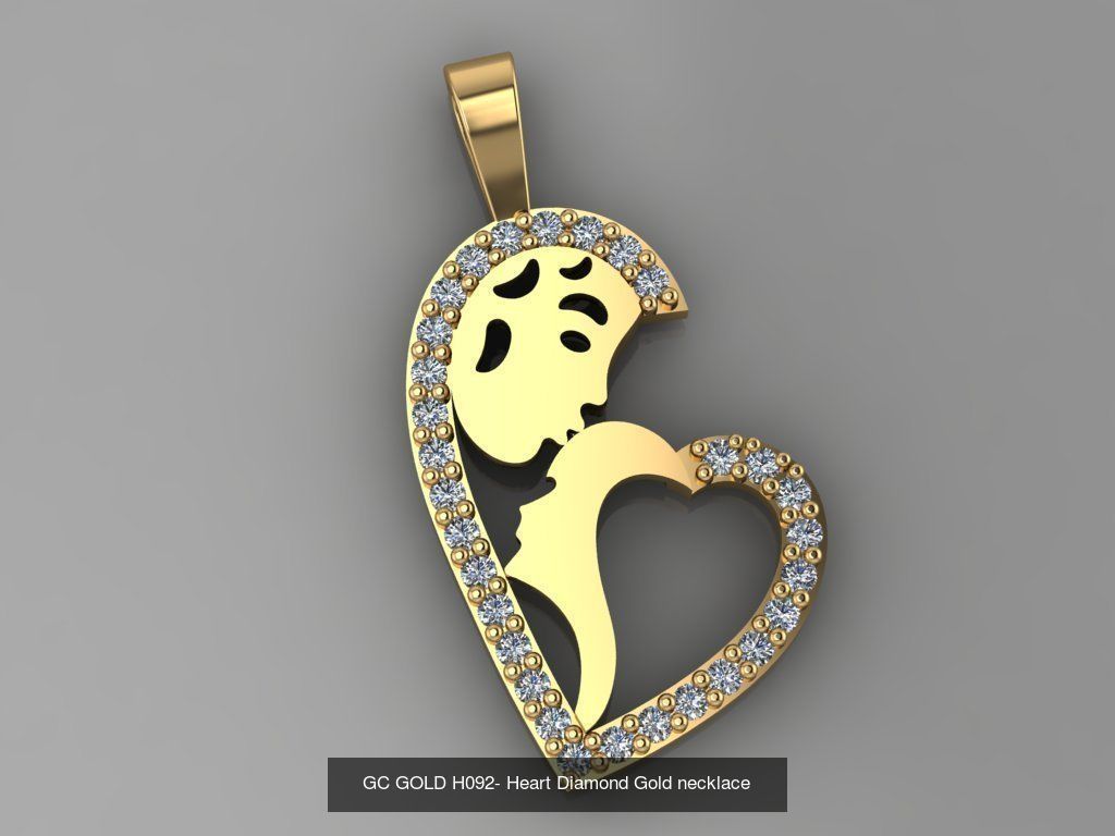 GC GOLD - Diamond gold  3D Model Collection_123