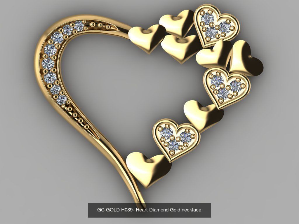 GC GOLD - Diamond gold  3D Model Collection_120