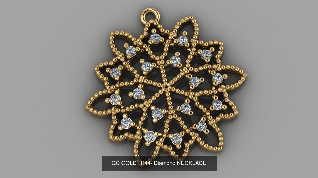 GC GOLD - Diamond gold  3D Model Collection_175