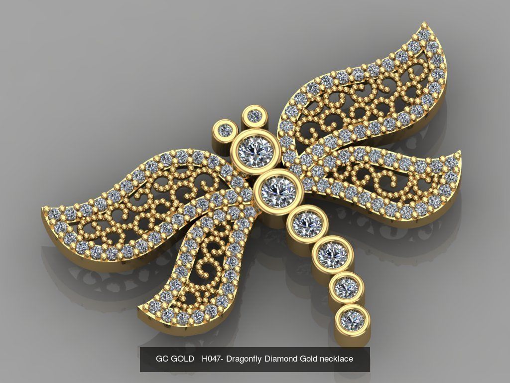 GC GOLD - Diamond gold  3D Model Collection_79