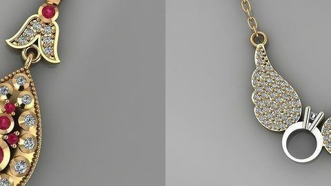 GC GOLD - Diamond gold  3D Model Collection_32