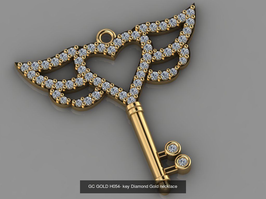 GC GOLD - Diamond gold  3D Model Collection_86