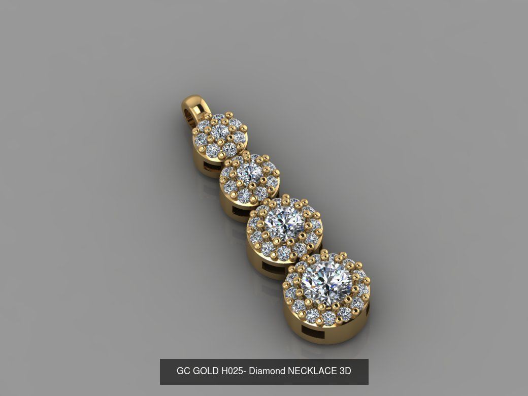 GC GOLD - Diamond gold  3D Model Collection_59