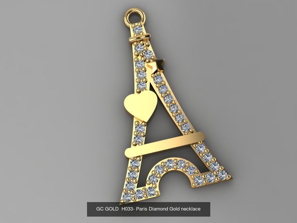 GC GOLD - Diamond gold  3D Model Collection_67