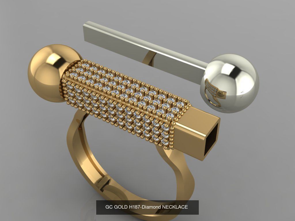 GC GOLD - Diamond gold  3D Model Collection_219