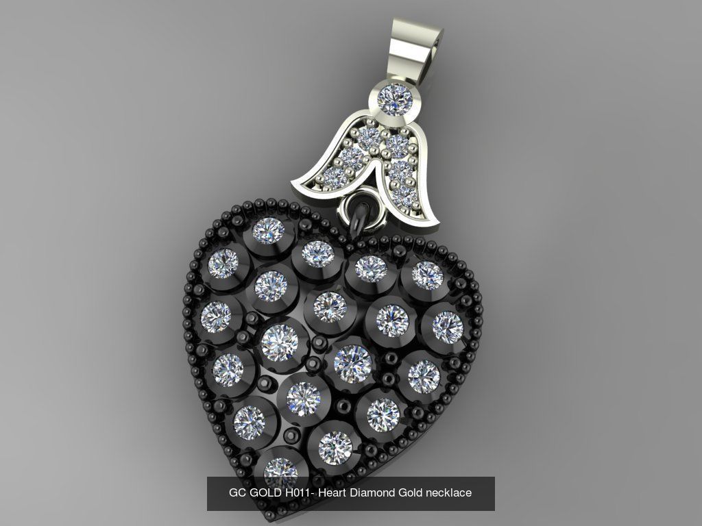 GC GOLD - Diamond gold  3D Model Collection_45