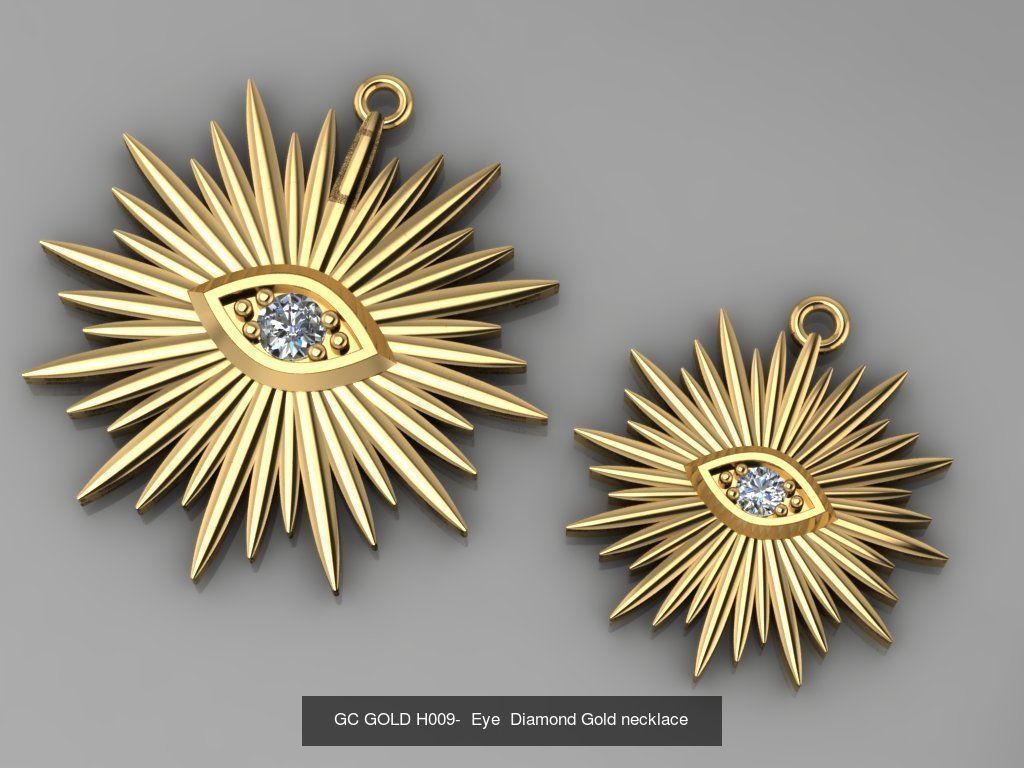 GC GOLD - Diamond gold  3D Model Collection_43