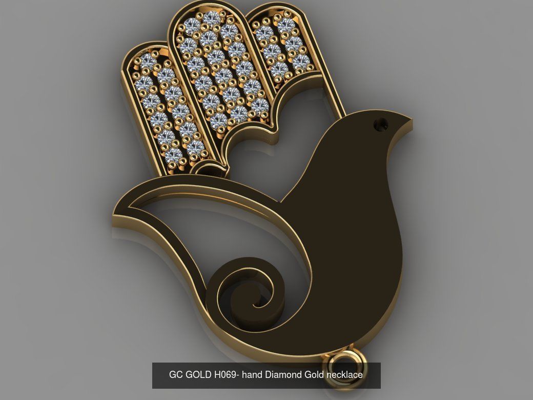 GC GOLD - Diamond gold  3D Model Collection_100