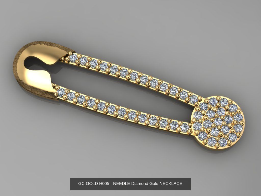 GC GOLD - Diamond gold  3D Model Collection_36