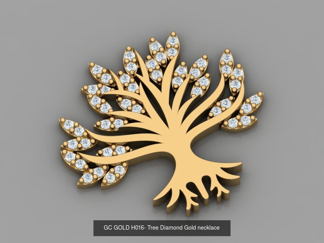 GC GOLD - Diamond gold  3D Model Collection_50