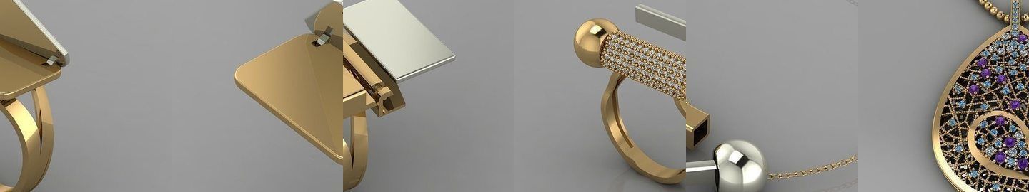 GC GOLD - Diamond gold  3D Model Collection_21