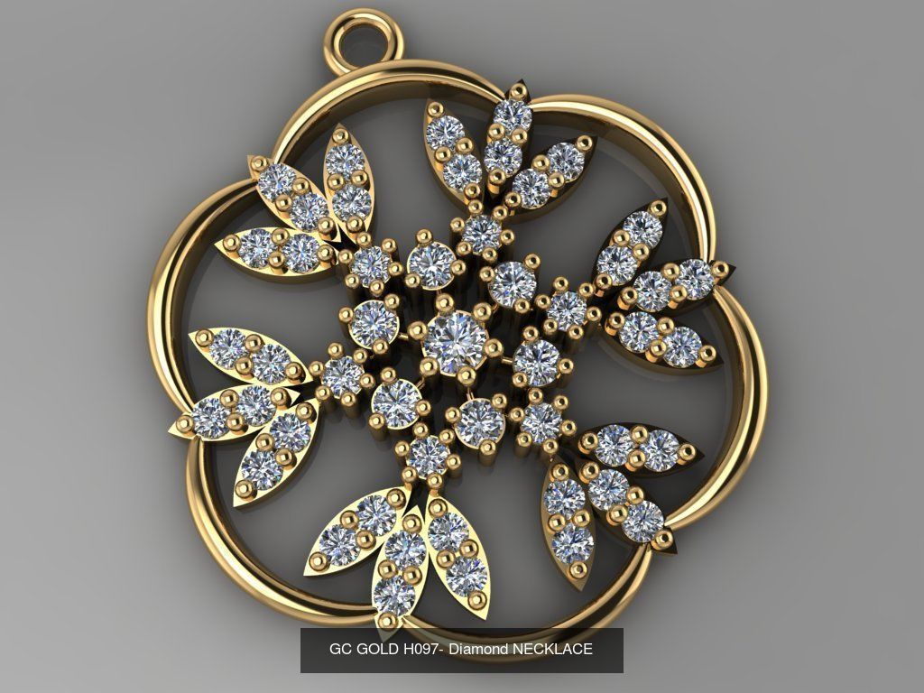 GC GOLD - Diamond gold  3D Model Collection_128