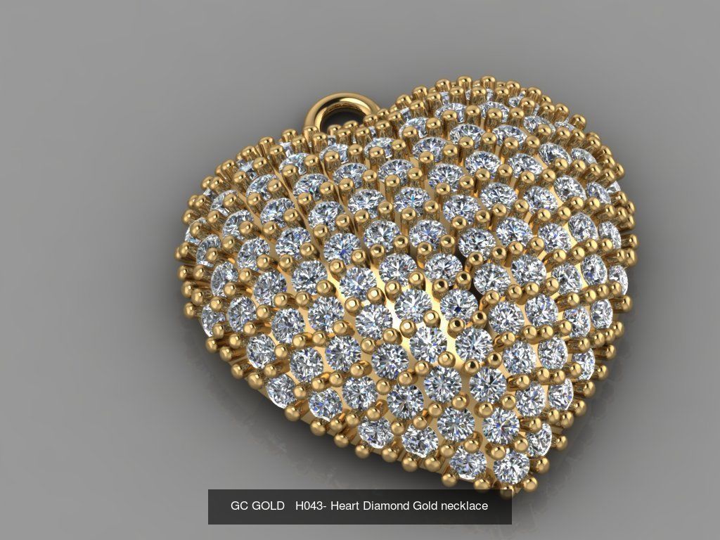 GC GOLD - Diamond gold  3D Model Collection_76