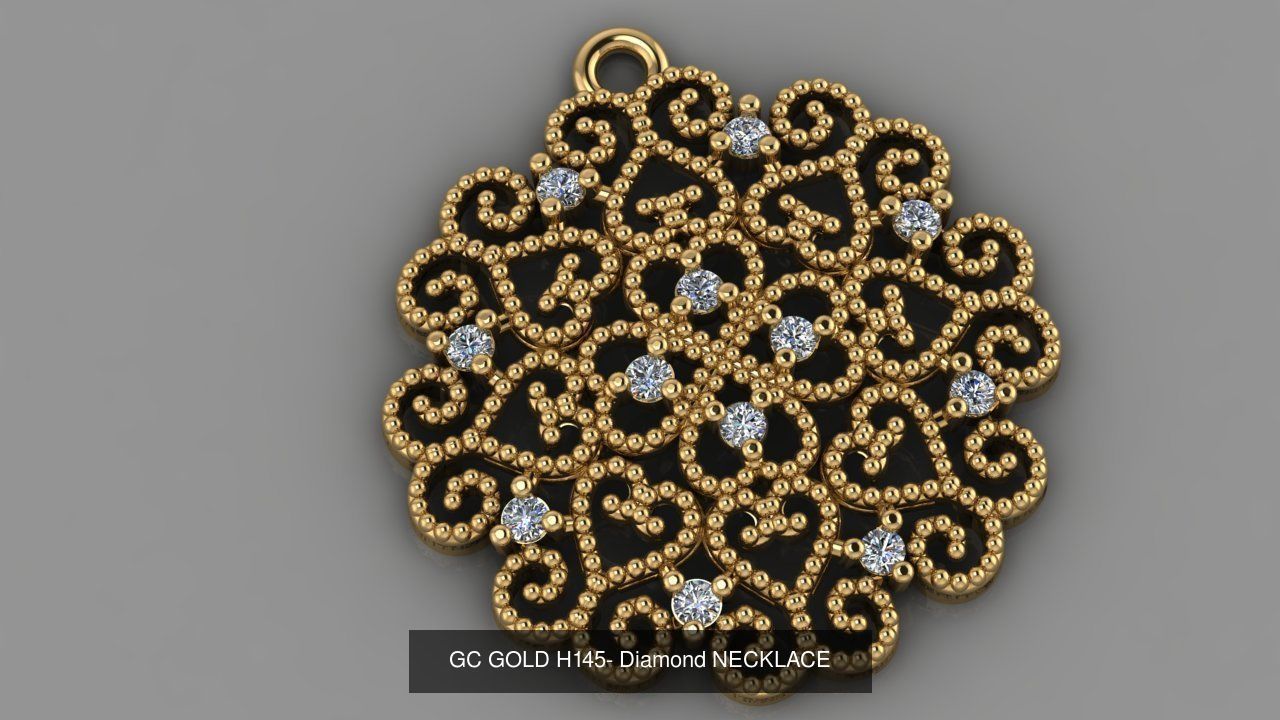 GC GOLD - Diamond gold  3D Model Collection_176