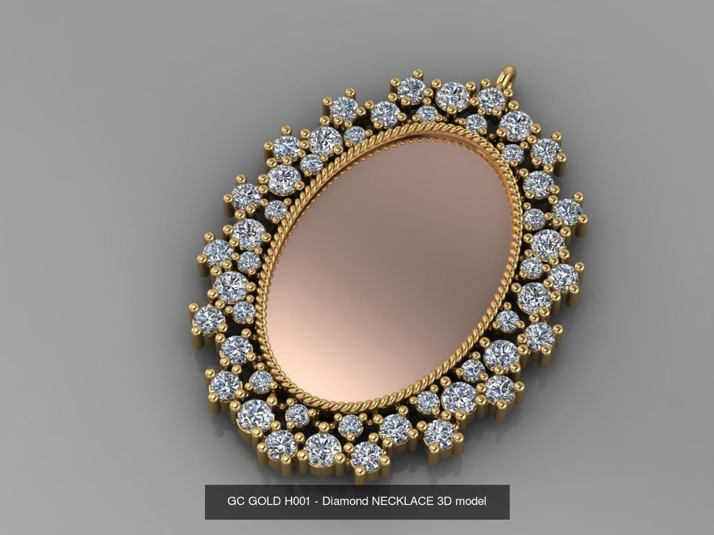 GC GOLD - Diamond gold  3D Model Collection_25