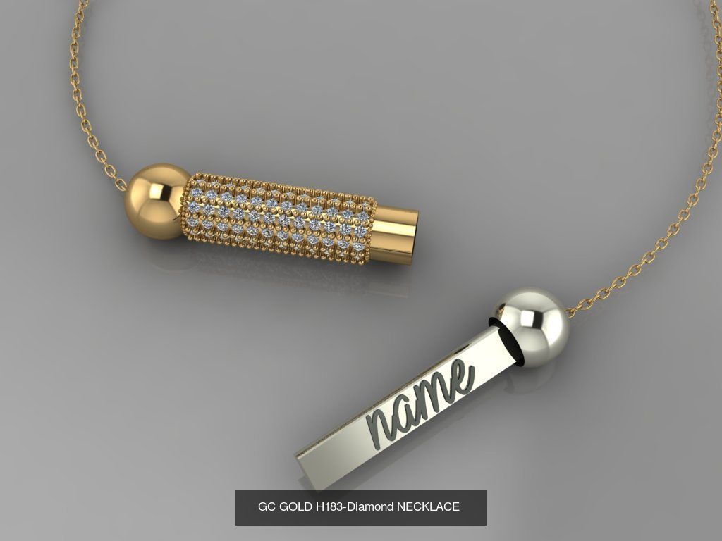 GC GOLD - Diamond gold  3D Model Collection_215