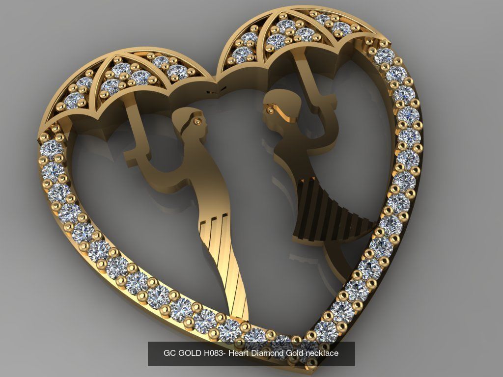 GC GOLD - Diamond gold  3D Model Collection_114