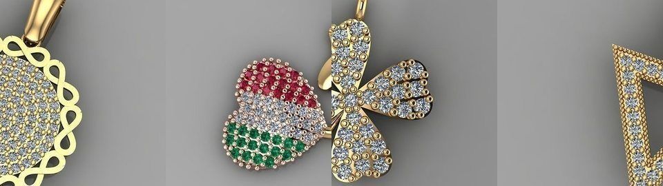 GC GOLD - Diamond gold  3D Model Collection_29