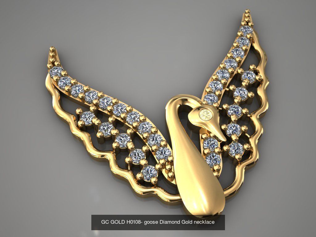 GC GOLD - Diamond gold  3D Model Collection_139