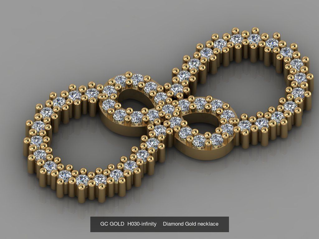 GC GOLD - Diamond gold  3D Model Collection_64