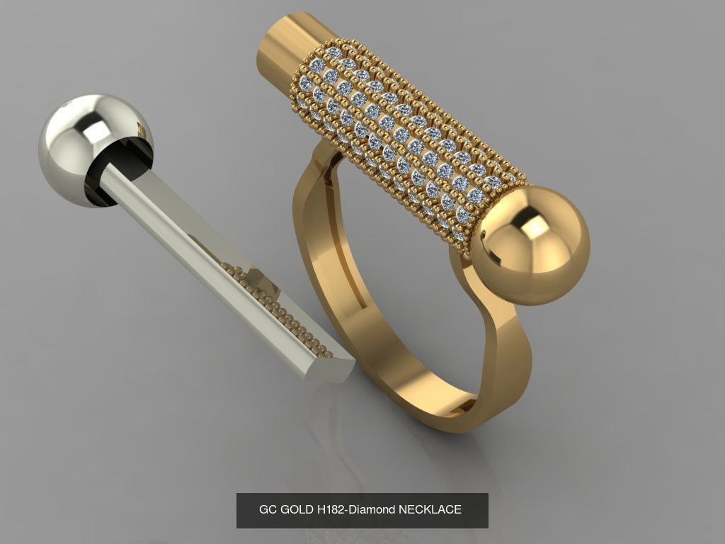 GC GOLD - Diamond gold  3D Model Collection_214