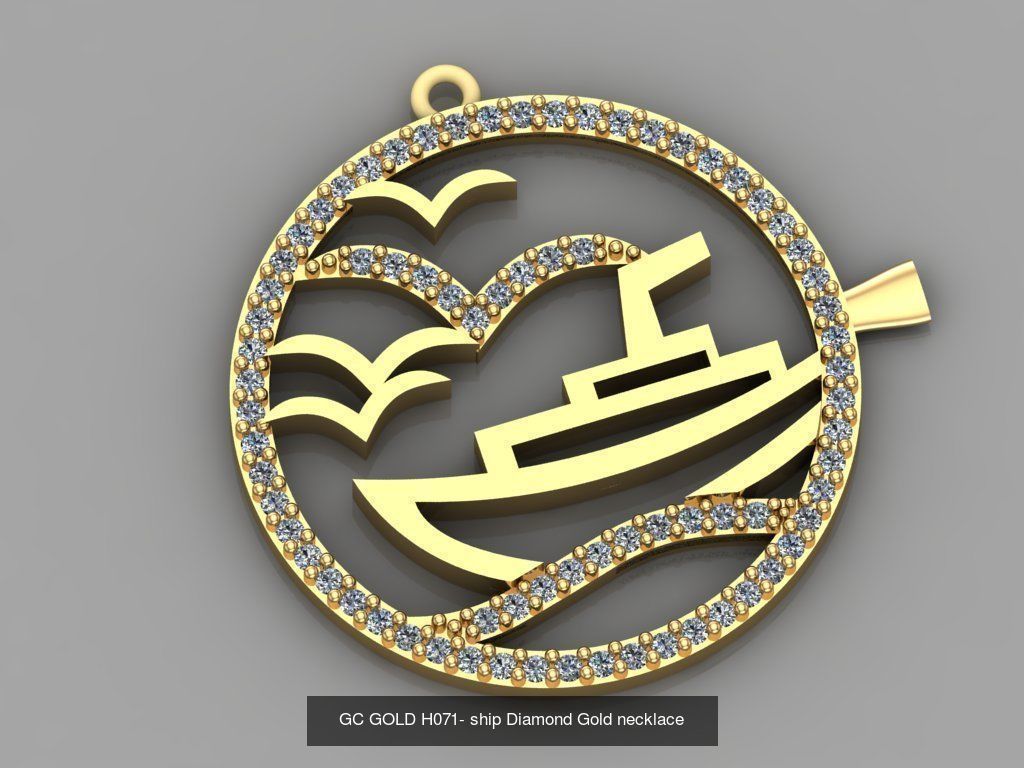 GC GOLD - Diamond gold  3D Model Collection_102