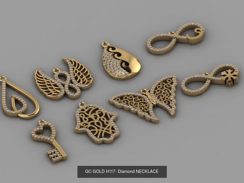 GC GOLD - Diamond gold  3D Model Collection_148
