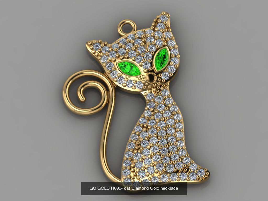 GC GOLD - Diamond gold  3D Model Collection_130