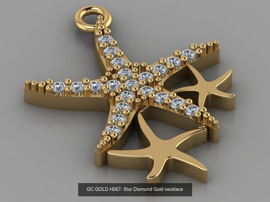 GC GOLD - Diamond gold  3D Model Collection_98