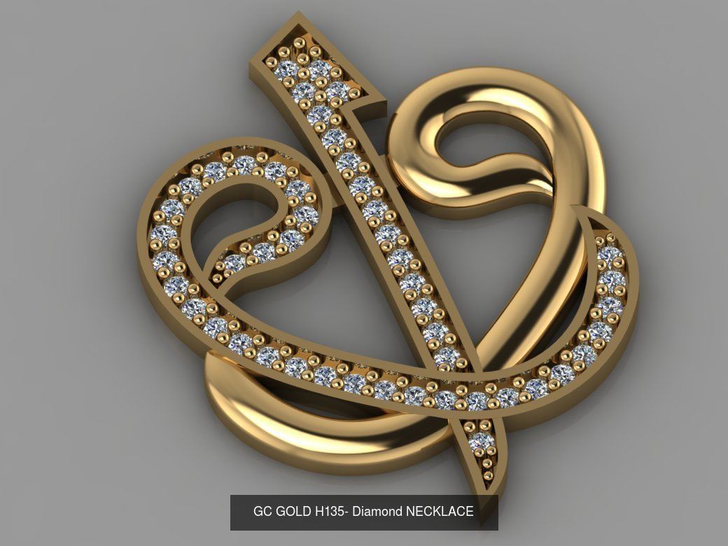 GC GOLD - Diamond gold  3D Model Collection_166