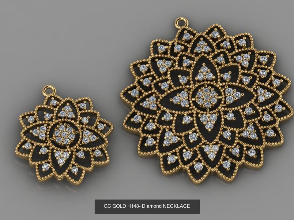 GC GOLD - Diamond gold  3D Model Collection_179