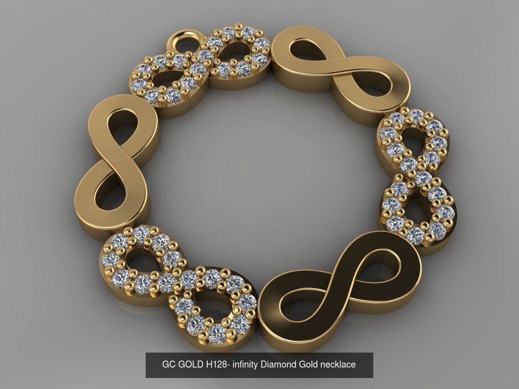 GC GOLD - Diamond gold  3D Model Collection_159