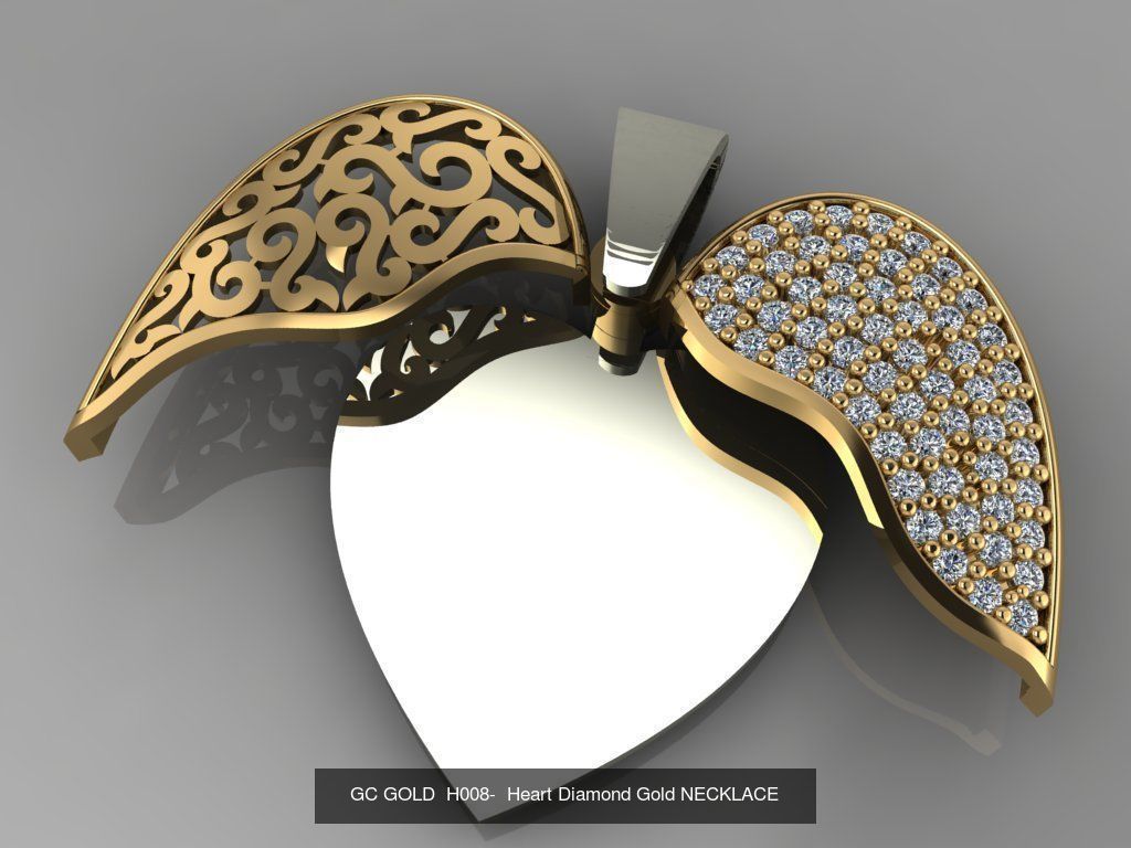 GC GOLD - Diamond gold  3D Model Collection_42